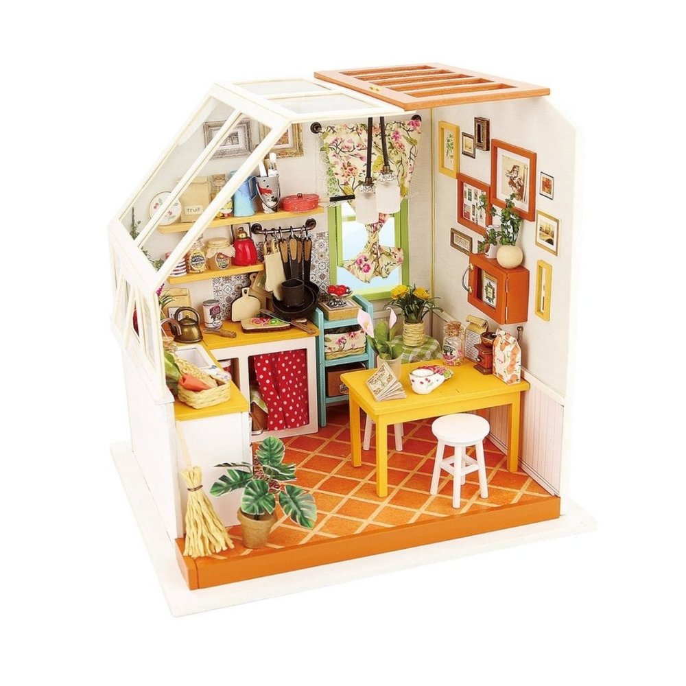 DIY 3D Dollhouse Puzzle - Jason's Kitchen